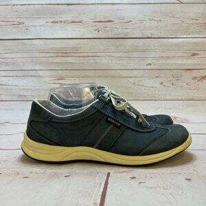 Mephisto RunOff Air Jet Walking Shoe Blue Nubuck Suede Size 8.5
